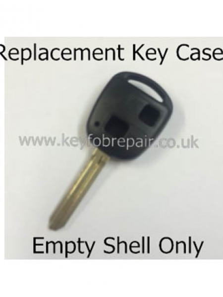 Toyota Toy43 2 Button Key Fob Case Yaris Celica Rav4 Land Cruiser Etc